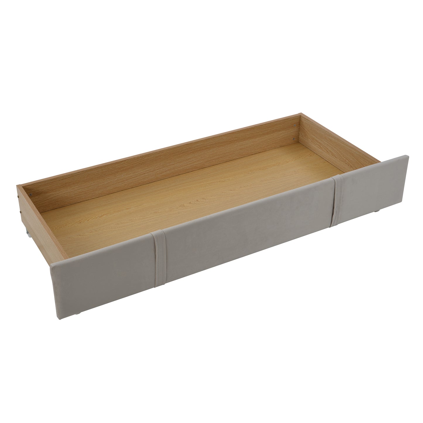 queen size storage bed velvet upholstered platform bed with a big drawer