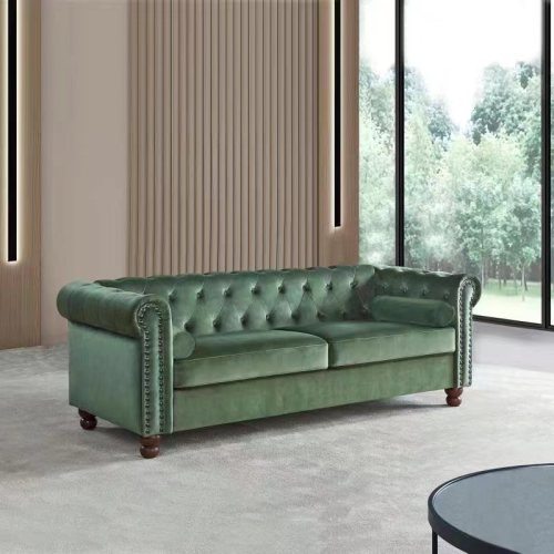 Classic Tufted Chesterfield Sofa