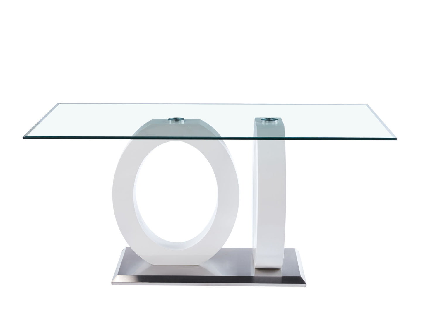 mdf #1 dining table- tempered glass