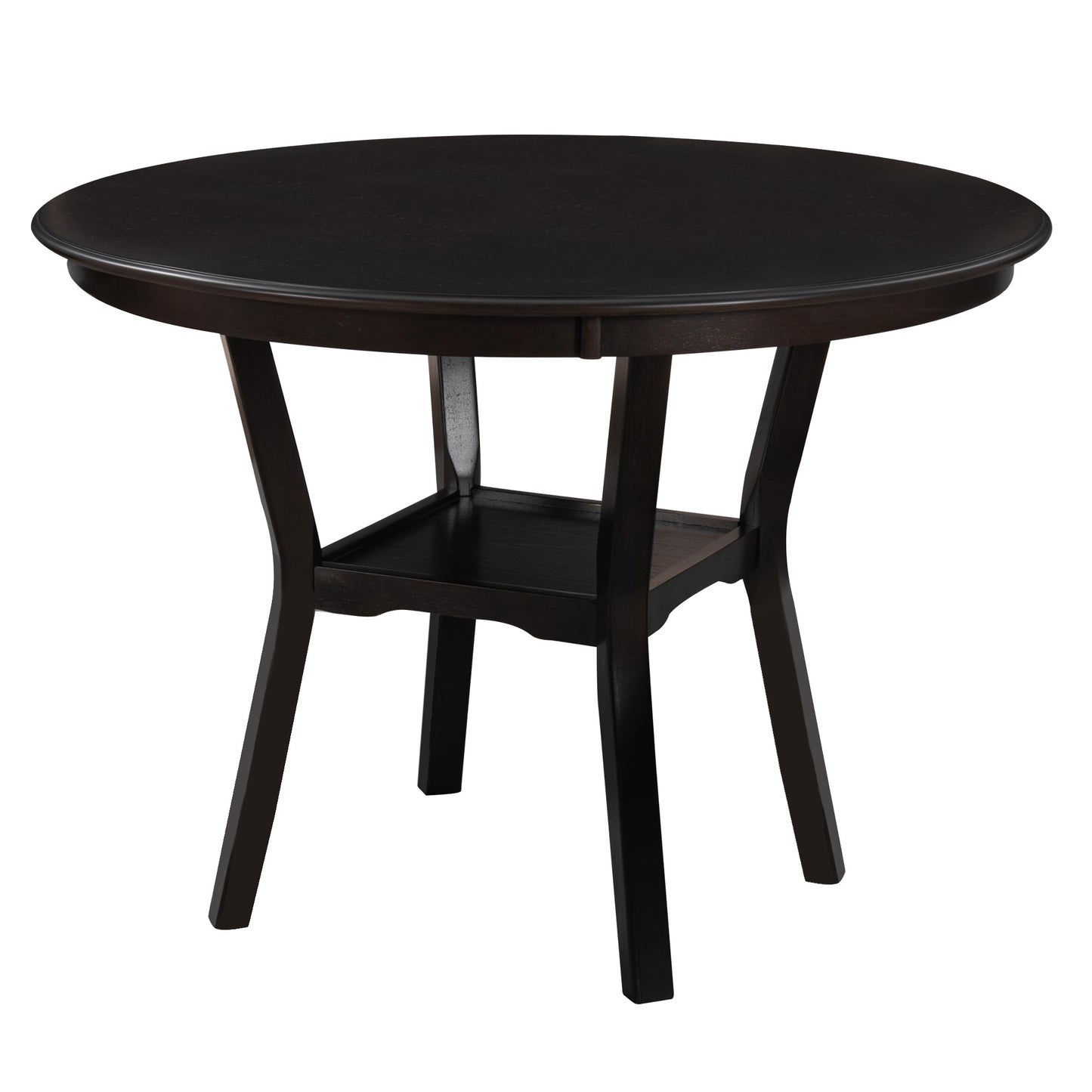 5-piece kitchen dining table set, espresso