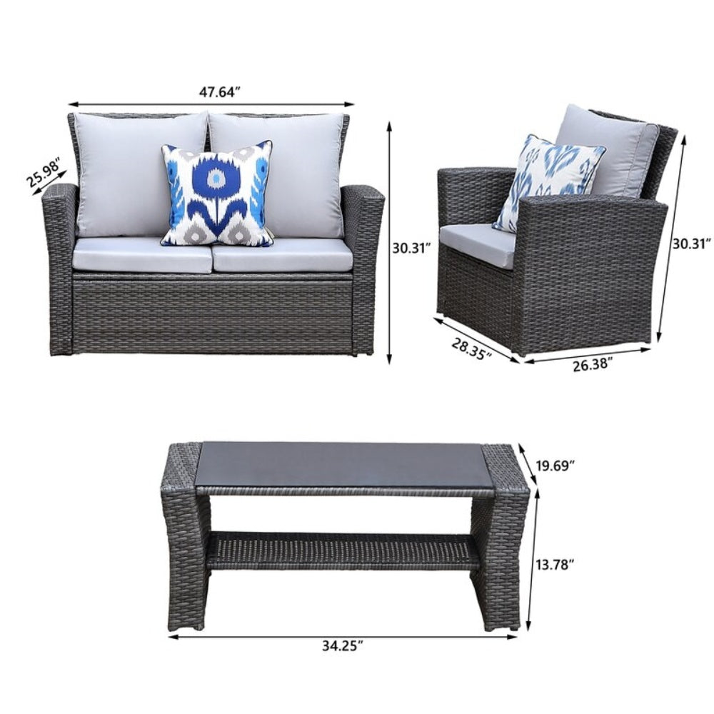 kto patio sofa set