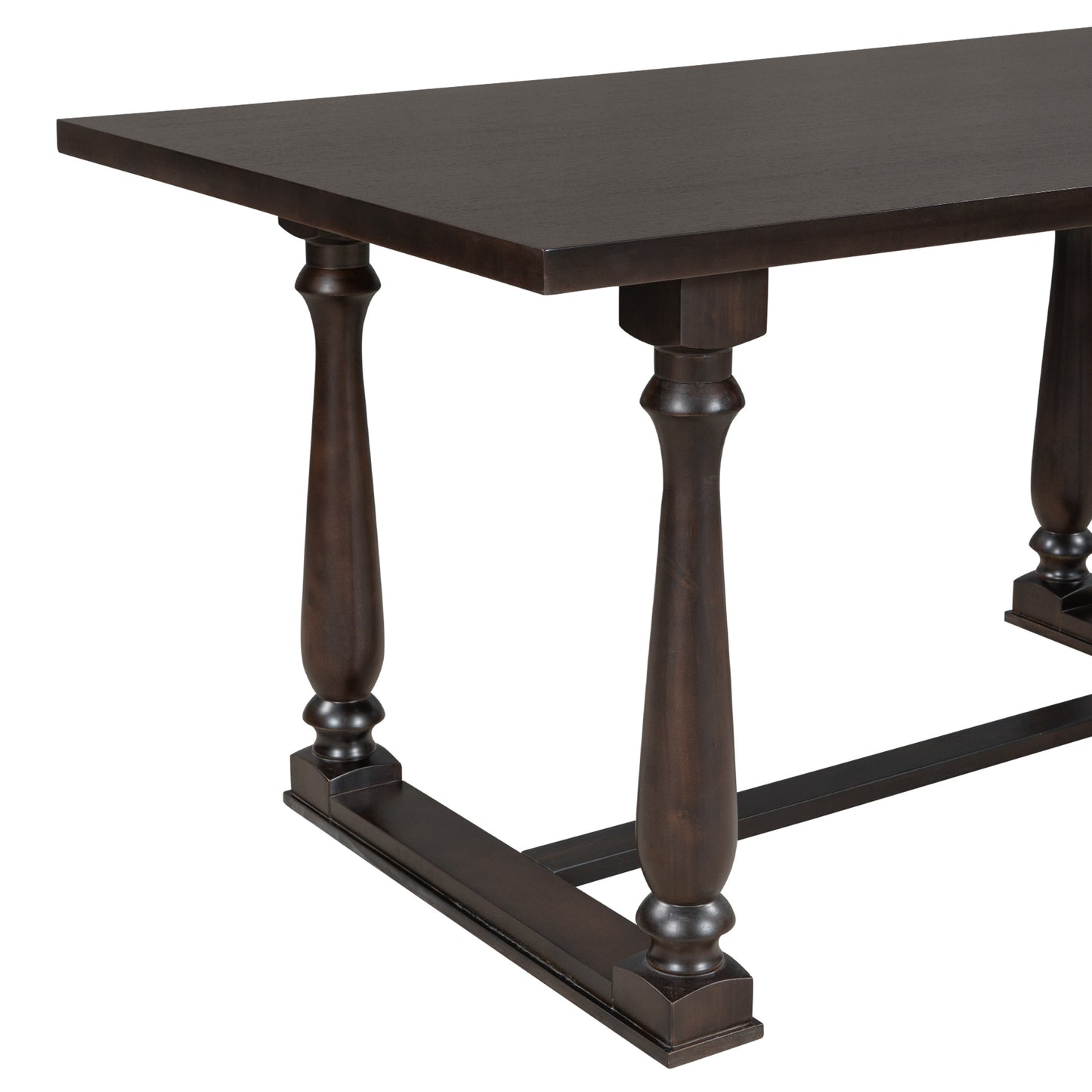 upholstered 6-piece dining table set