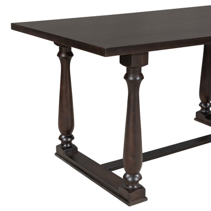 Upholstered 6-Piece Dining Table Set