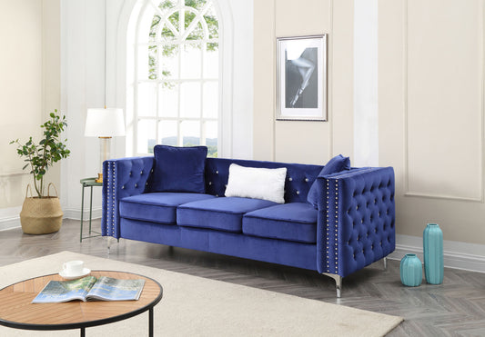 Paige Sofa Set , Blue