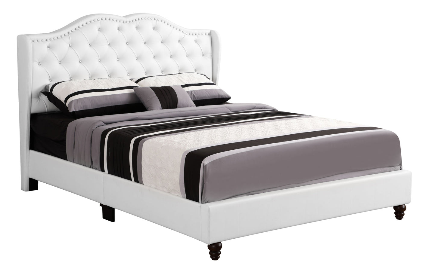 joy  king upholstered bed