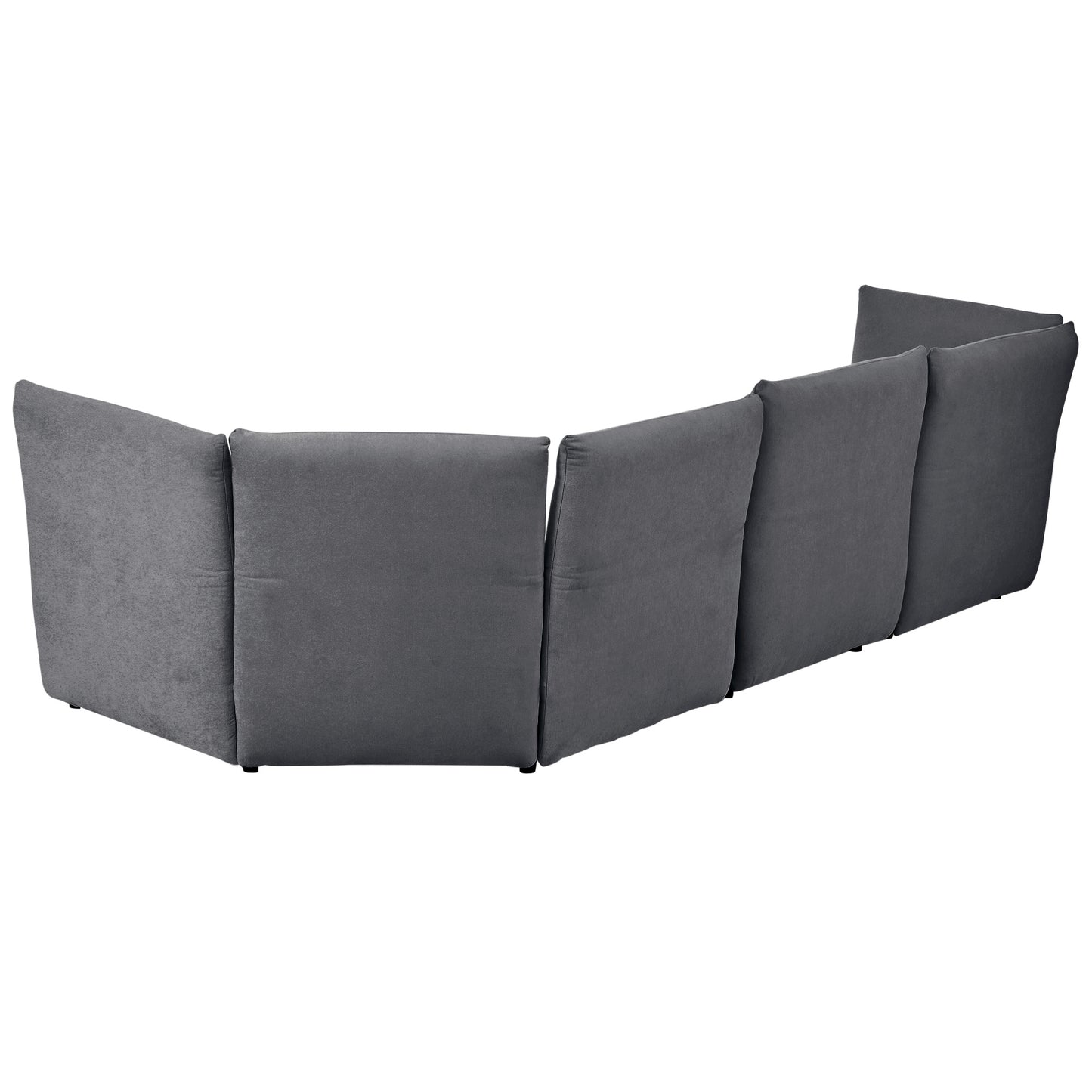 ustyle stylish sofa set, grey