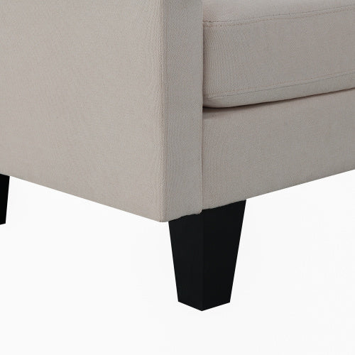 terry 5-seat couch set with chaise with 3 pillows