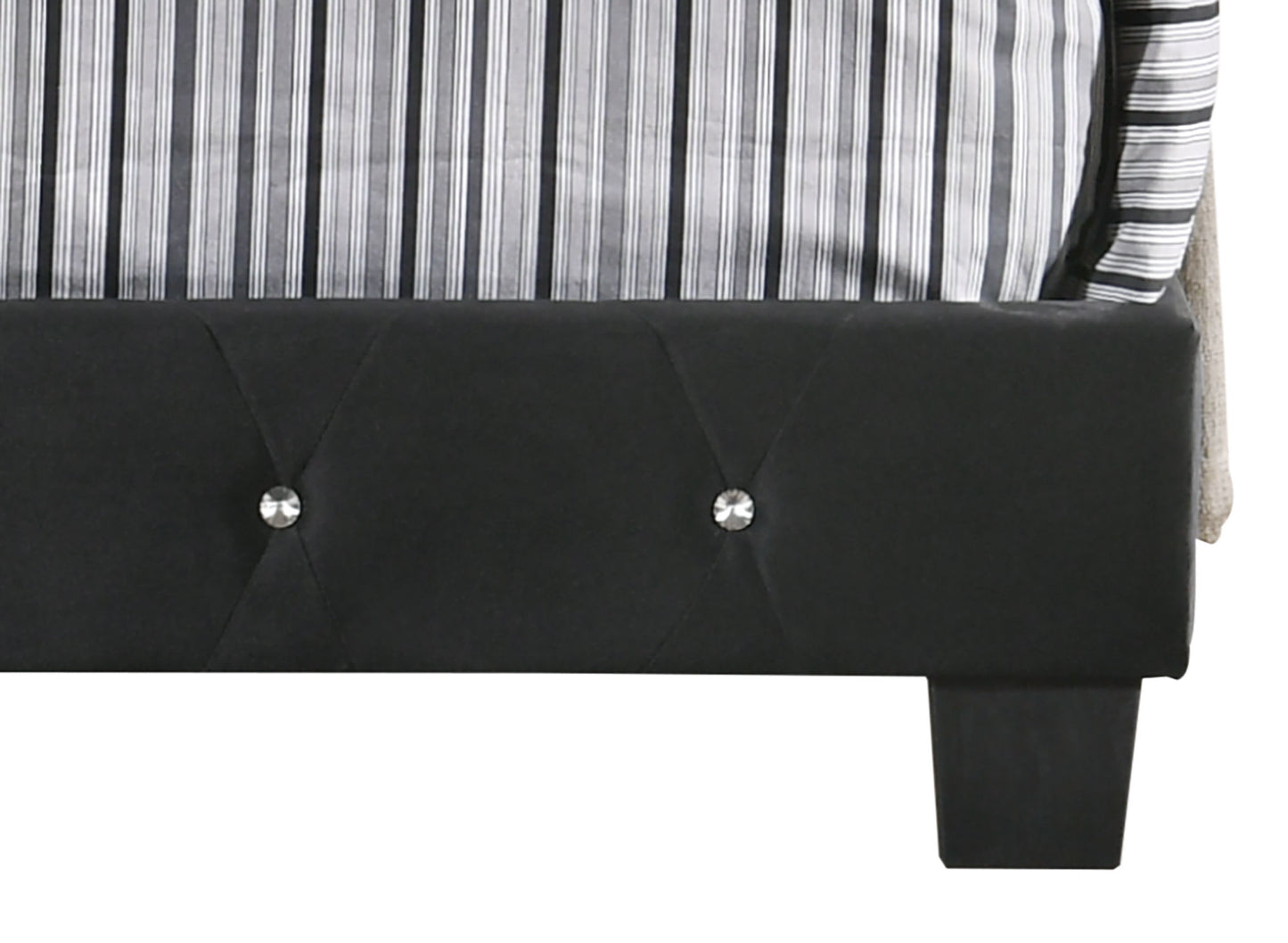 suffolk twin bed , black