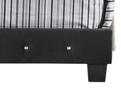 Suffolk Twin Bed , BLACK