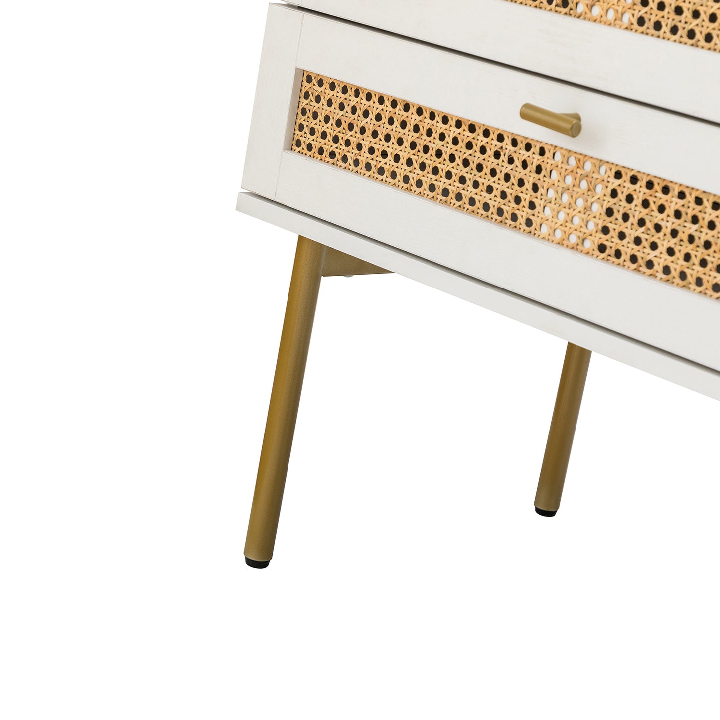 tknow 6 drawer 54"w double dresser-white