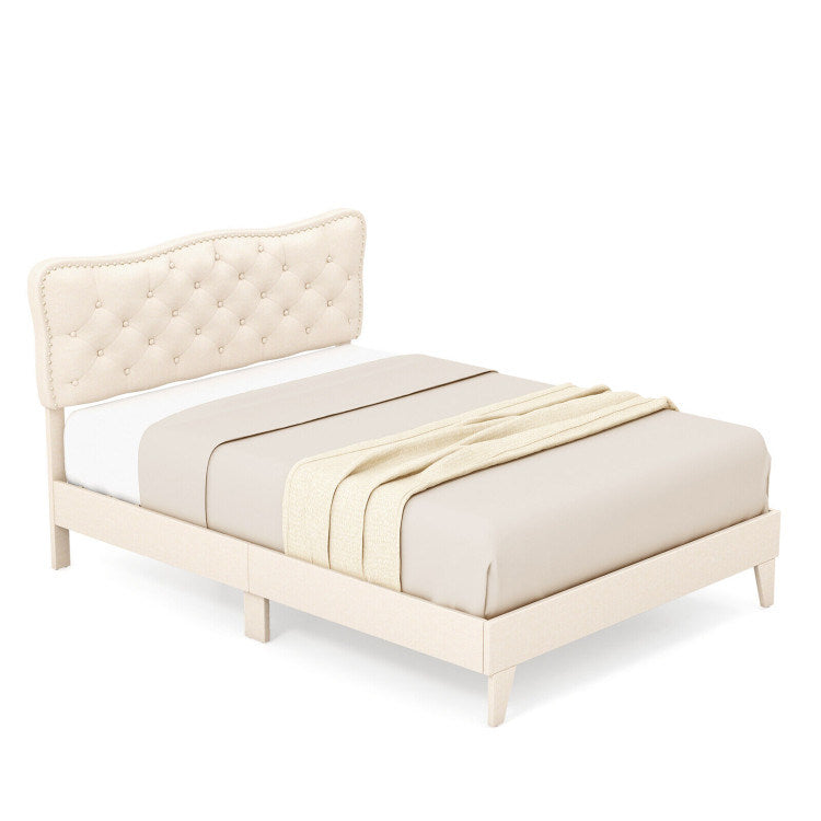 nae tufted upholstered bed