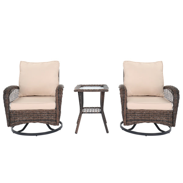 3 pieces patio furniture set