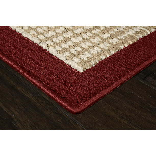 machine washable faux sisal gray indoor accent rug set, 3-piece set