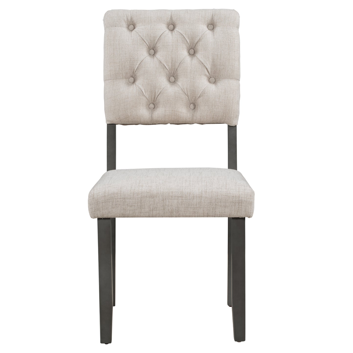 upholstered 6-piece dining table set