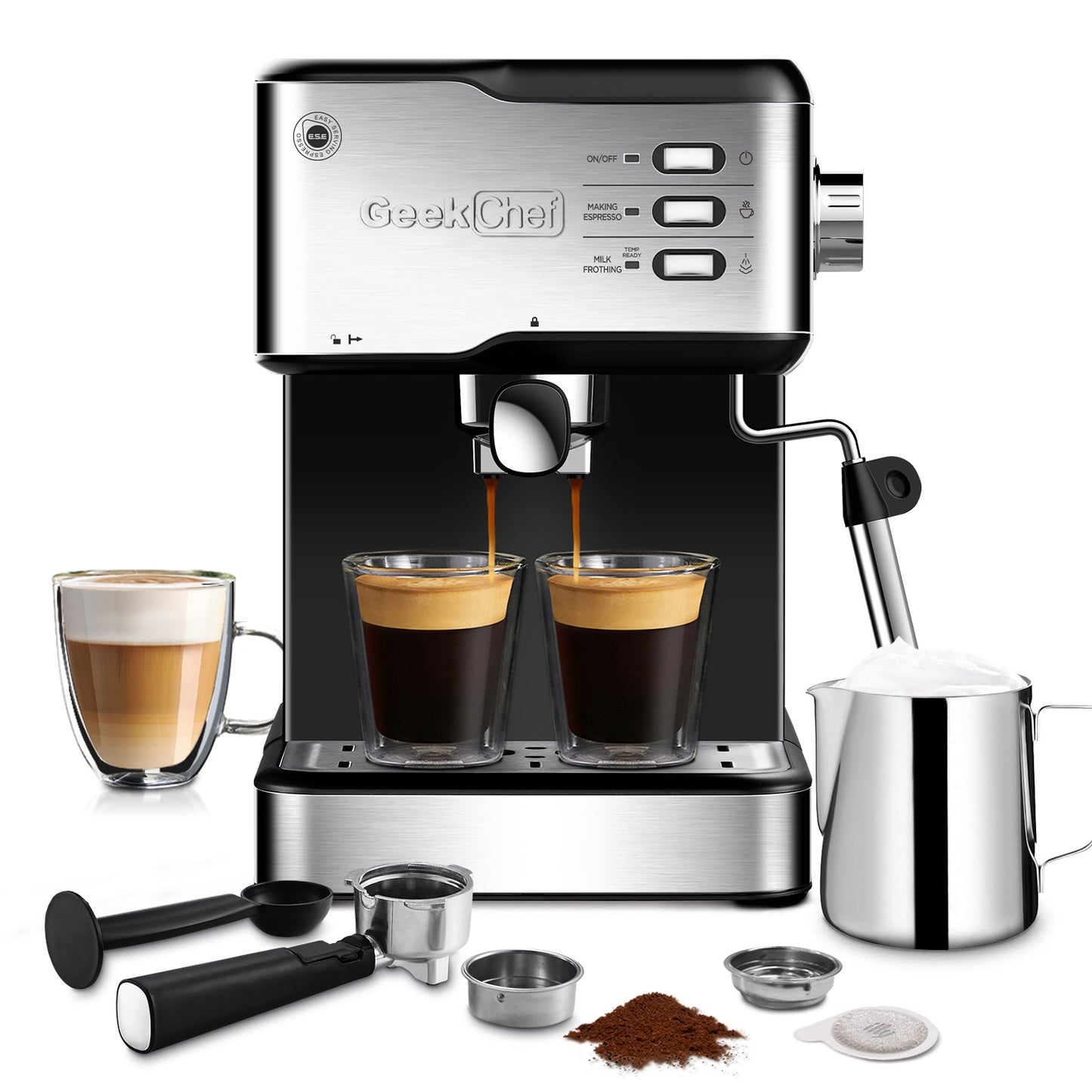 geek chef espresso machine