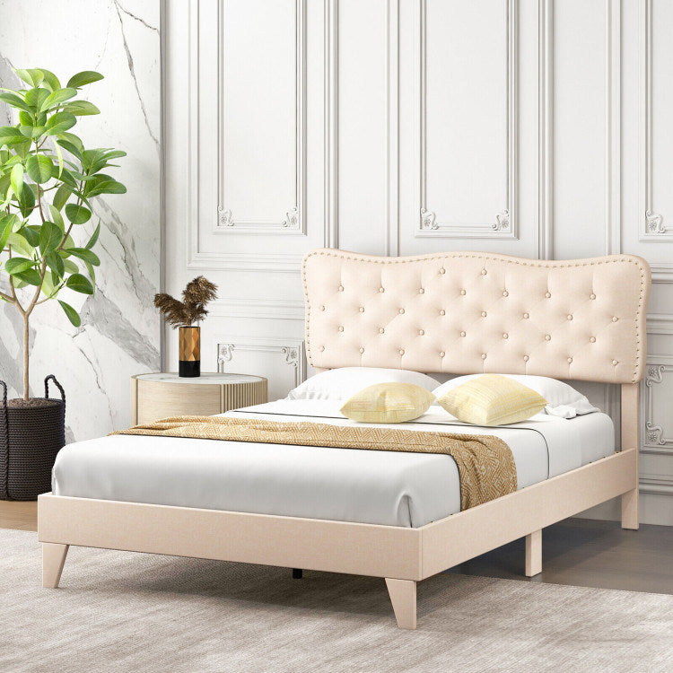 nae tufted upholstered bed