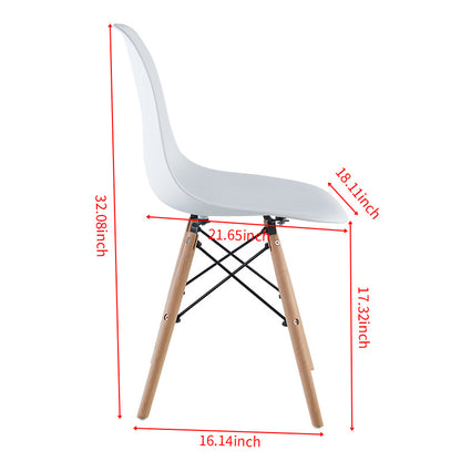 Mdf Dining Table Set, White