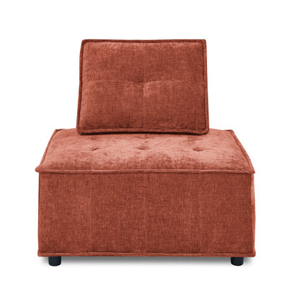Chenille L-Shape Modular Sectional Sofa