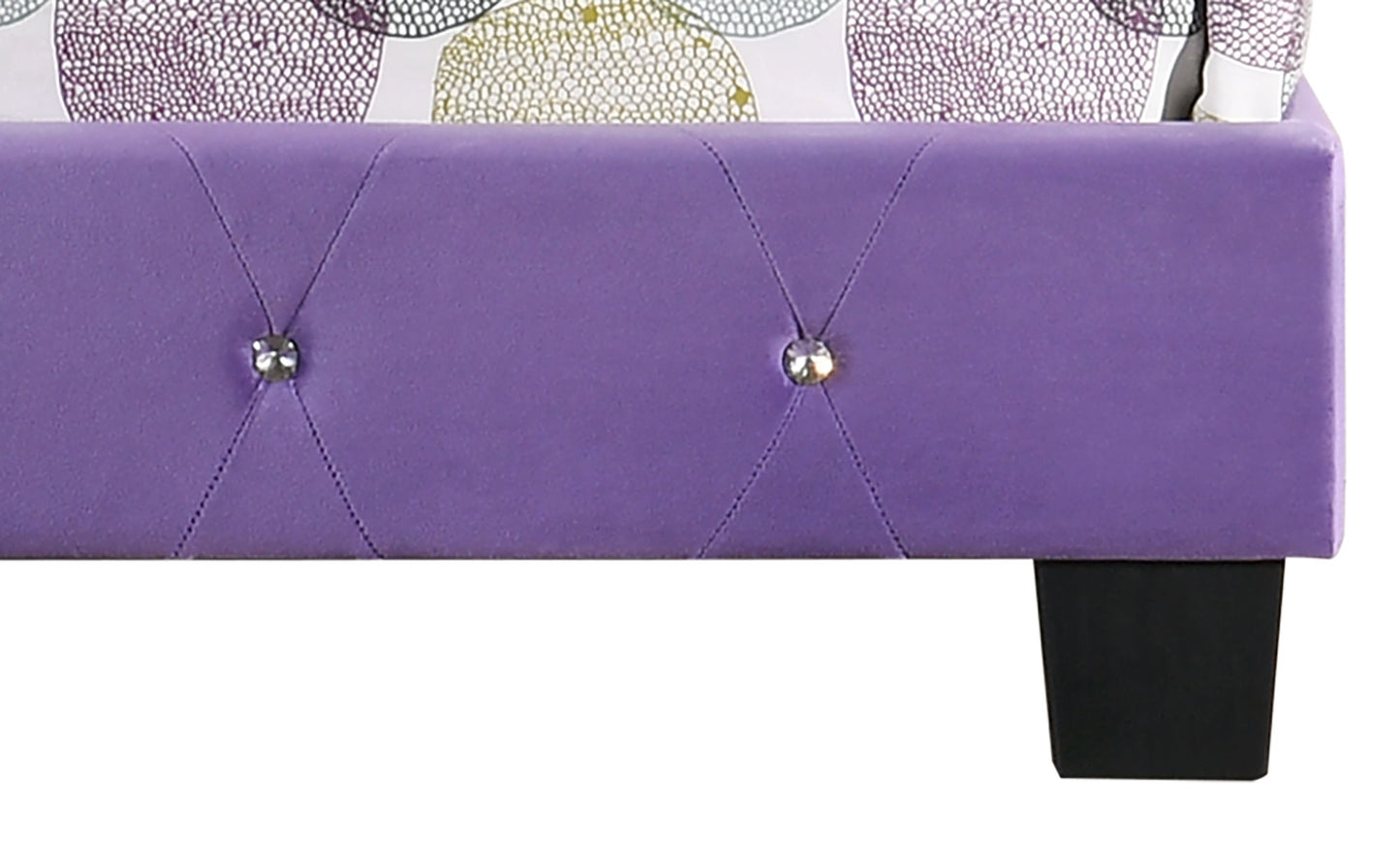 suffolk twin bed , purple
