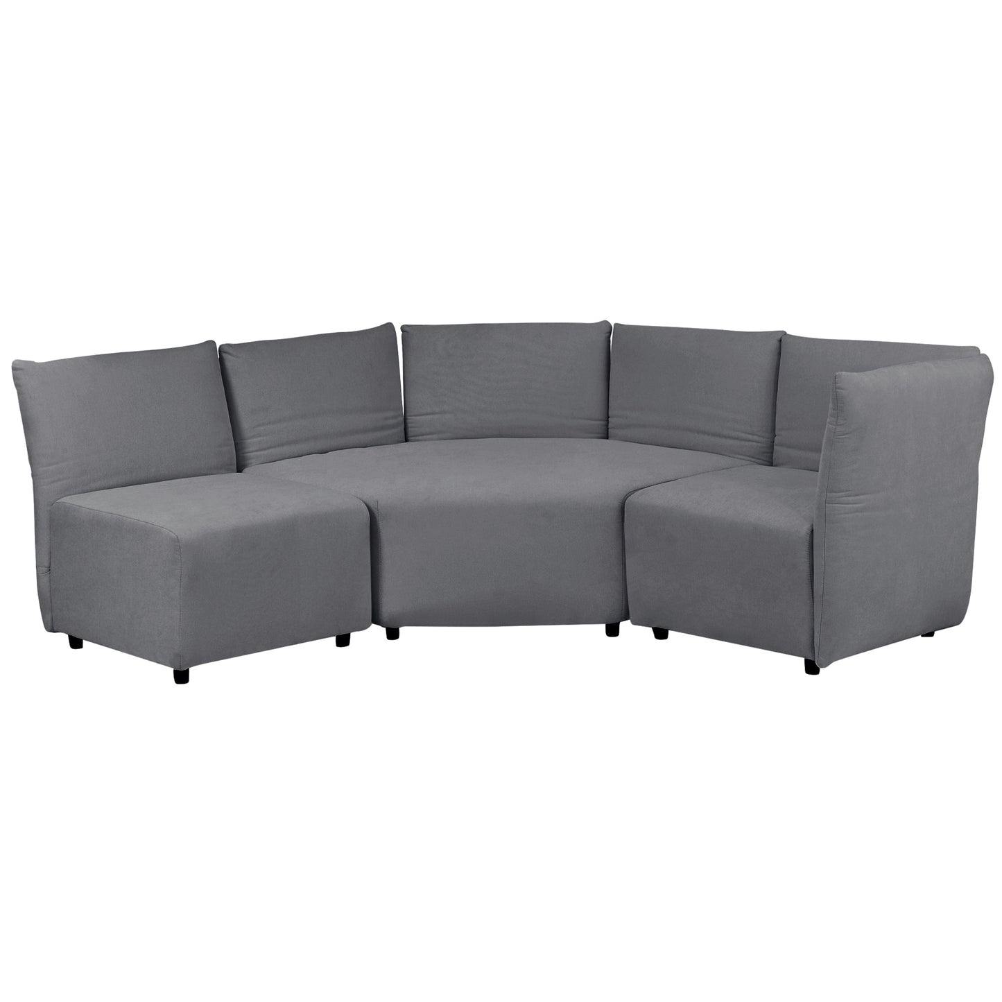 ustyle stylish sofa set, grey