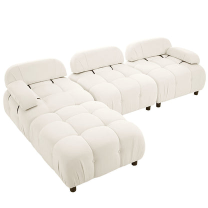 U_STYLE Upholstery Modular Convertible Sectional Sofa