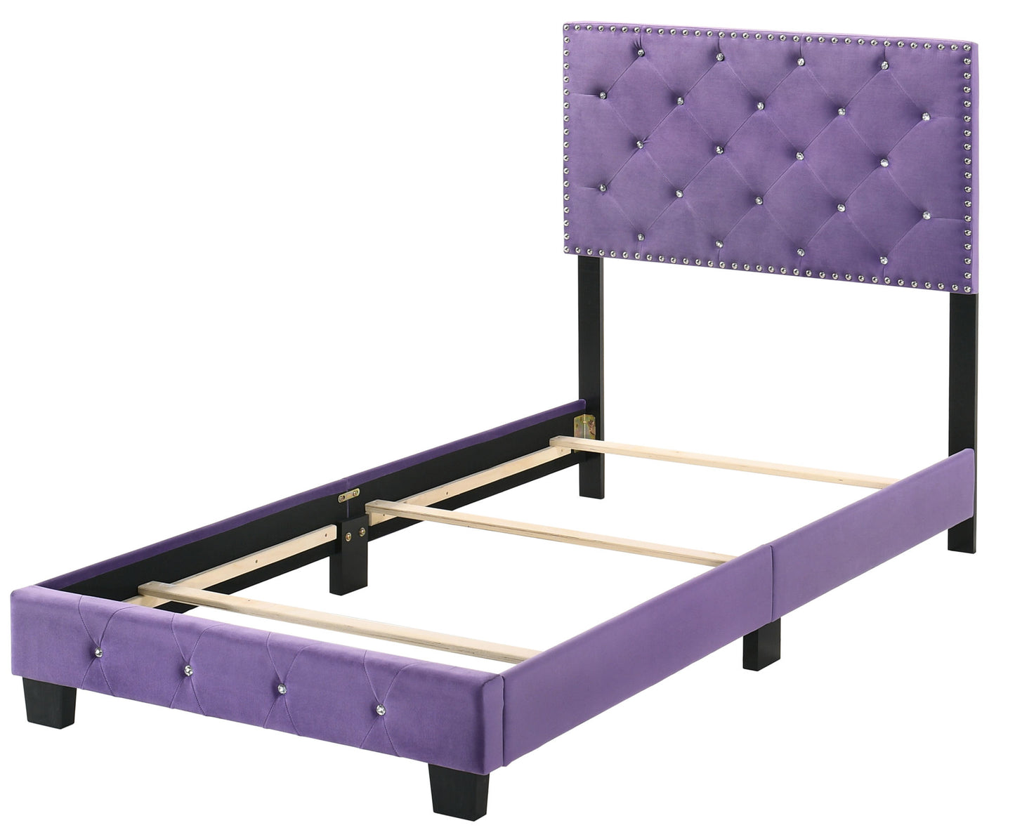 suffolk twin bed , purple