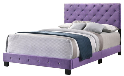 Suffolk  Queen Bed , Purple