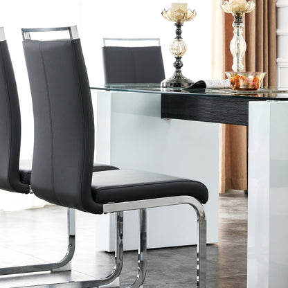 Danny Rectangular Glass Table