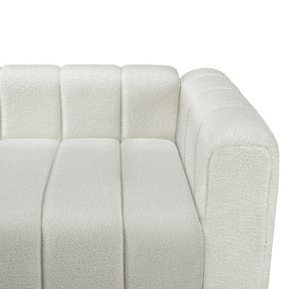 Teddy Velvet Sofa with 2 Pillows