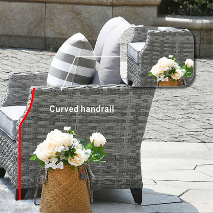 Direct Wicker Fire Pit Table With Chair Rattan Wicker Sofa Set