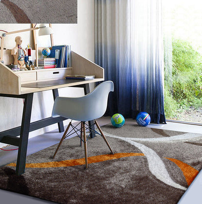 "Aria Collection" Soft Pile Hand Tufted Shag Area Rug