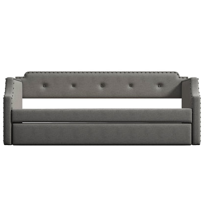 Emily Upholstered Daybed with Trundle