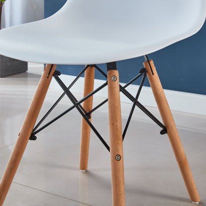 Mdf Dining Table Set, White