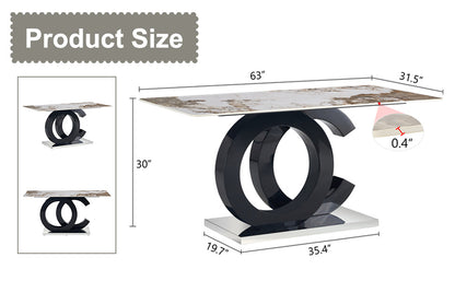 OC Shaped Dining Table