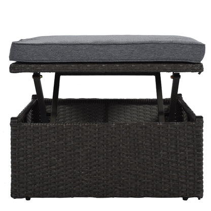 Betty Rectangle Daybed with Retractable Canopy
