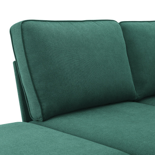terry 5-seat couch set with chaise with 3 pillows