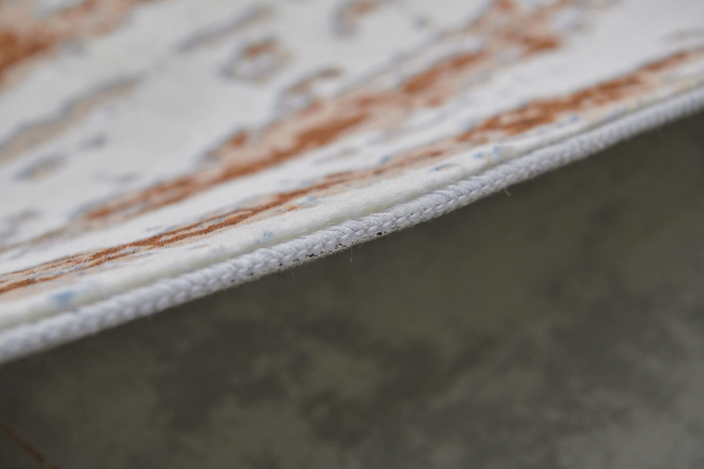 zara collection abstract design gray brown rust machine washable super soft area rug