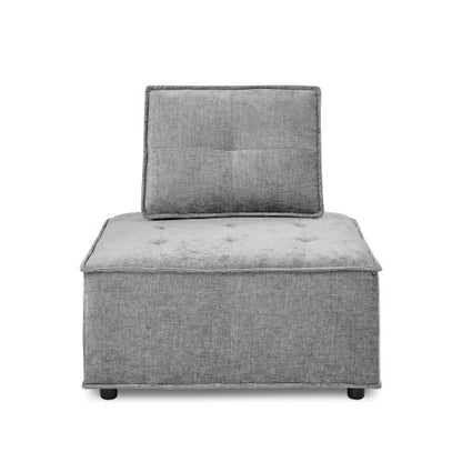 Chenille L-Shape Modular Sectional Sofa