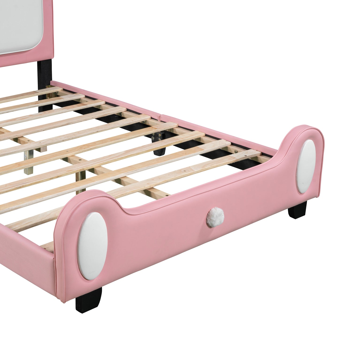 upholstered rabbit-shape princess bed