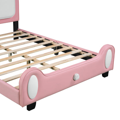 Upholstered Rabbit-Shape Princess Bed