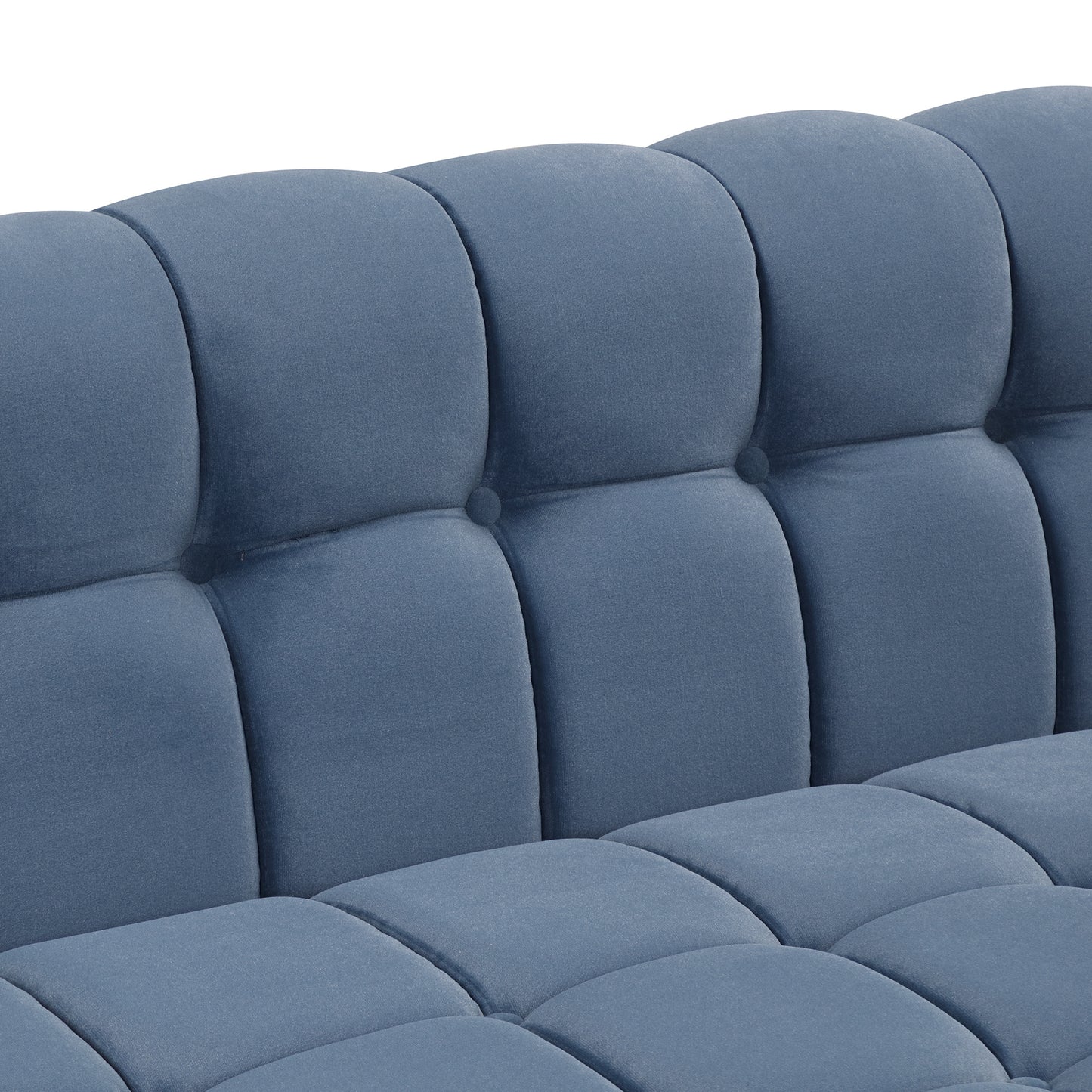 zuli 3-piece sofa set, blue