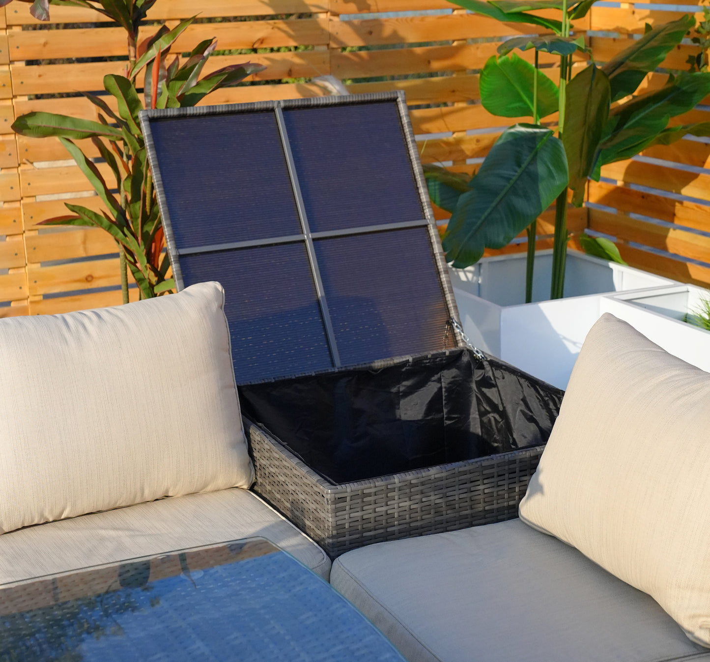 direct wicker 7-piece pe rattan wicker patio sectional sofa set with cushions