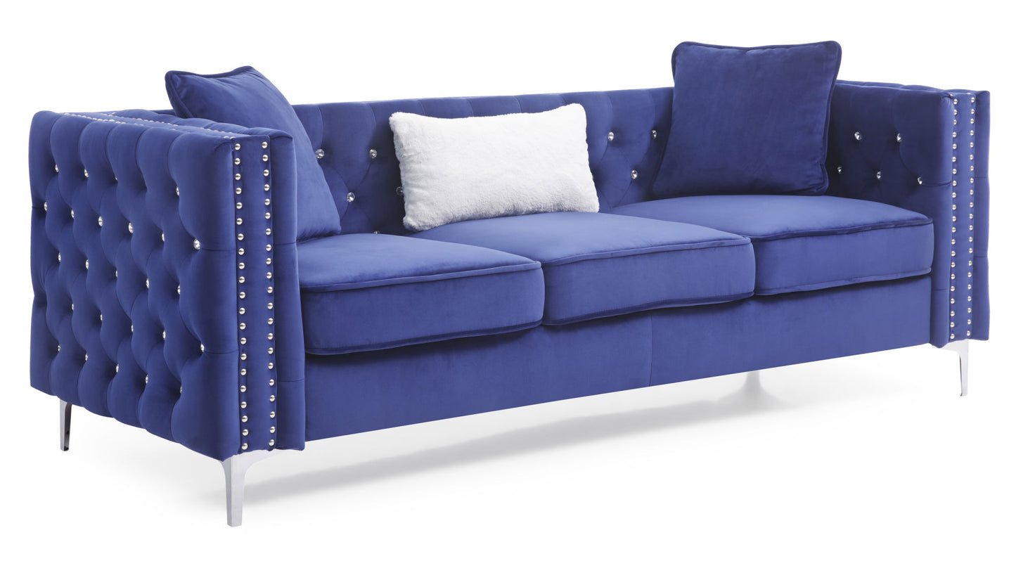 paige sofa set , blue