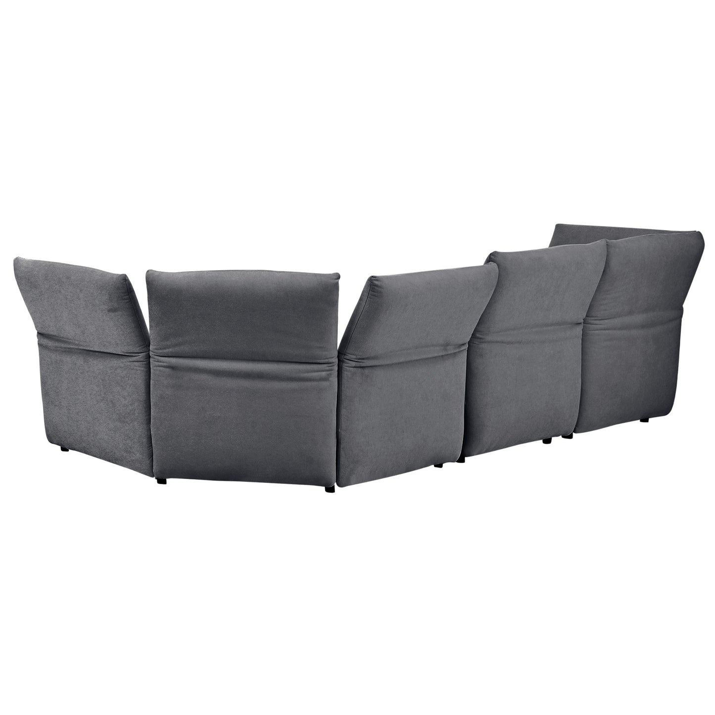 ustyle stylish sofa set, grey