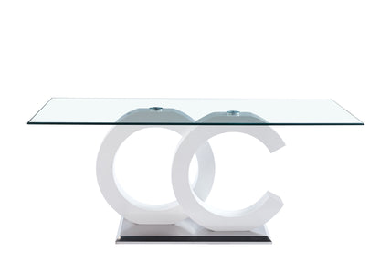 MDF #2 Dining Table - Tempered Glass