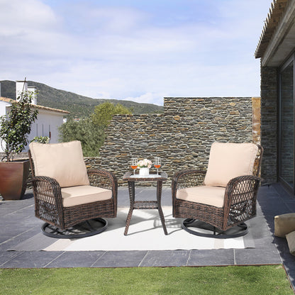 3 Pieces Patio Furniture Set