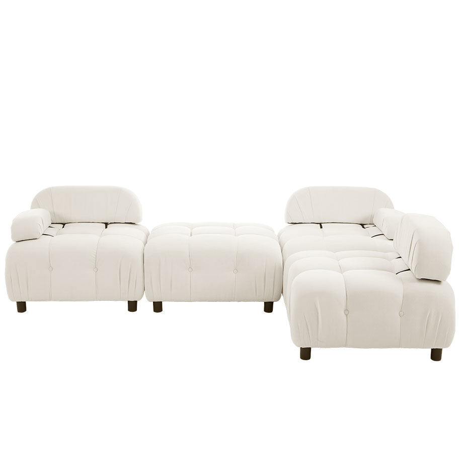 u_style upholstery modular convertible sectional sofa