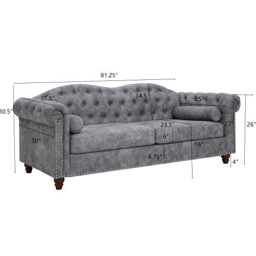 classic traditional upholstered sofa set, white