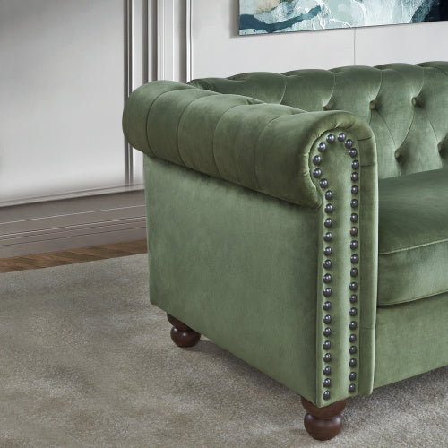 classic tufted chesterfield sofa