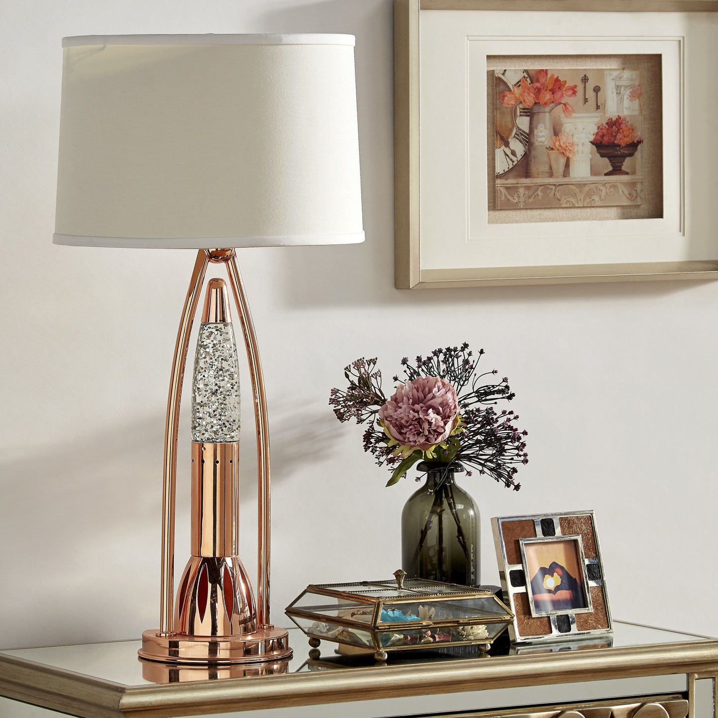 beautiful water dancing table lamp